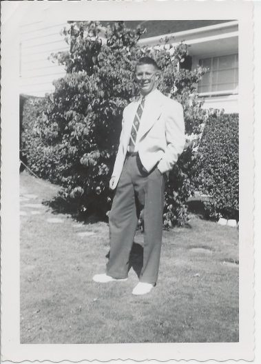 Alan Randall around the time he graduated from UW's College of Forestry in 1957. 