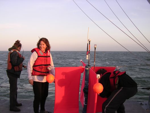 Vera Trainer aboard the RV Thompson