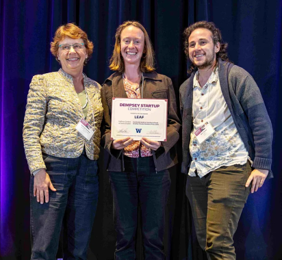 From left to right: Kathryn Gardow, Amelia Keyser-Gibson, Miro Stuke